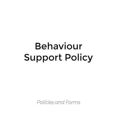 Behaviour Support Policy