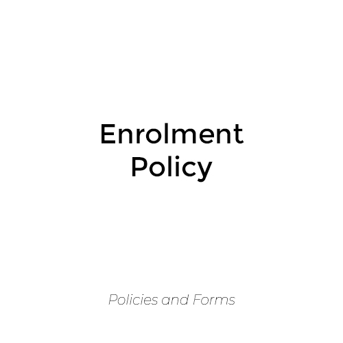 Enrolment Policy