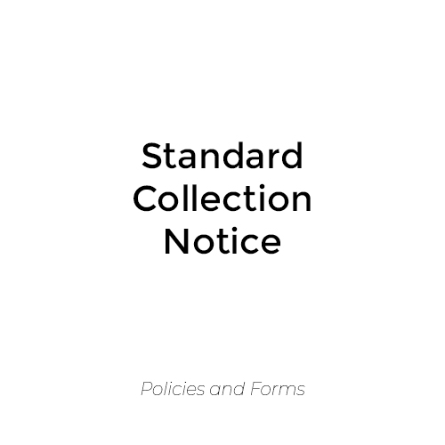 Standard Collection Notice