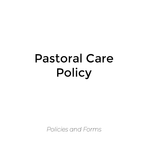 Pastoral Care Policy